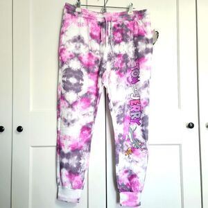Tom and Jerry tie dye sweatpants, xxl